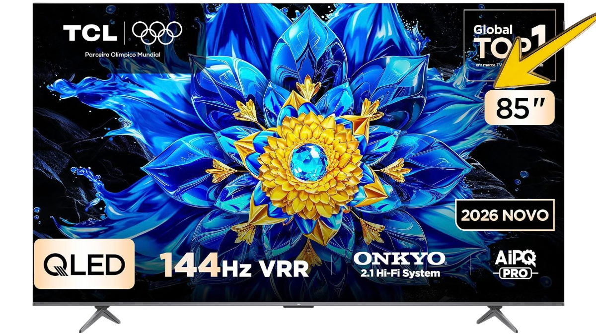 Smart TV TCL 85 Polegadas QLED 4K